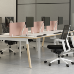 LINEAR Double Inline Desking White