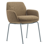 Calypso 4 Leg - Coffee Grey Frame - Front Angle