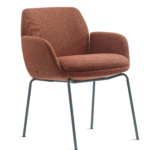 Calypso 4 Leg - Terracotta Grey Frame - Front Angle