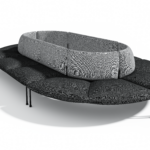 LEVI OVAL Configuration - 90 Degree Curved with Backrest + Straight Seat with Backrest