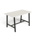 AN-TL Lean Tall Table 900W Leg 900H Black White